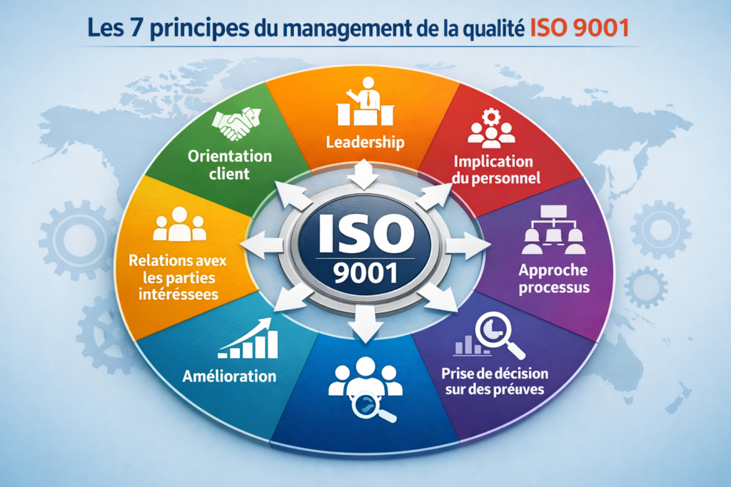 les 7 principes du management de la qualité ISO 9001