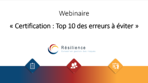 webinaire top 10 des erreurs à éviter lors d'un audit de certification