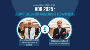 webinaire ADR 1.3 CSTMD 2025 Résilience
